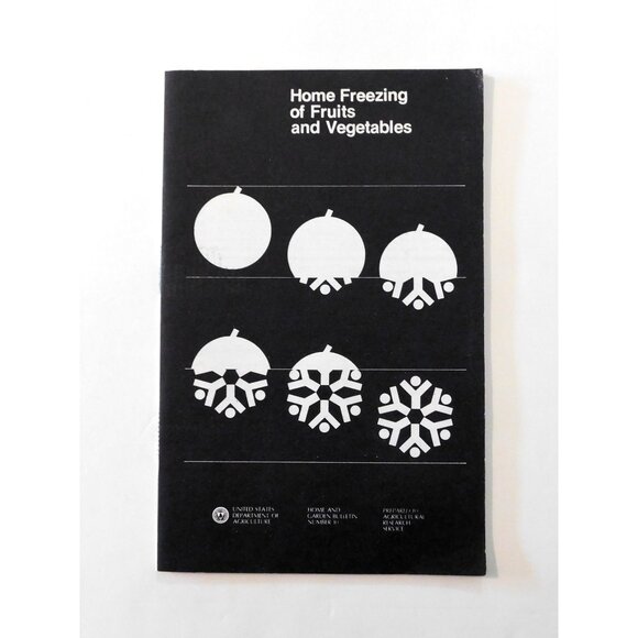 Home Freezing Of Fruits And Vegetables USDA 1976 Consumer Service Booklet - Picture 1 of 4